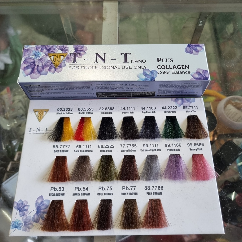 Nhuộm TNT thời trang phủ bạc 100ml  , ăn bạc nhanh , không rát , không gây hư hại tóc