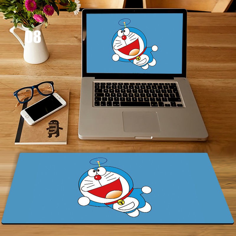 Miếng Lót Chuột Máy Tính Cỡ Lớn Hình Doraemon Đơn Giản Dễ Thương