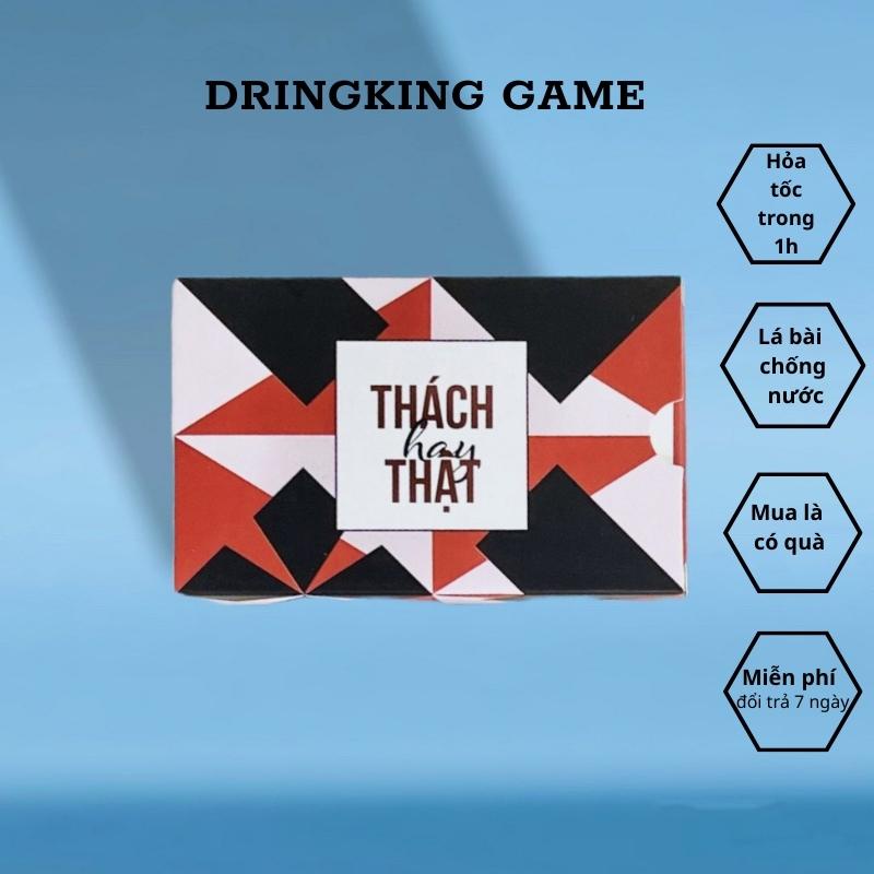 Bộ bài Truth or Dare đỏ Thách hay Thật với 52 lá sự thật hay thử thách