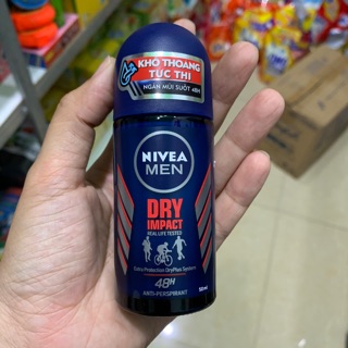 Lăn khử mùi NIVEA MEN Khô Thoáng Tức Thì 50ml