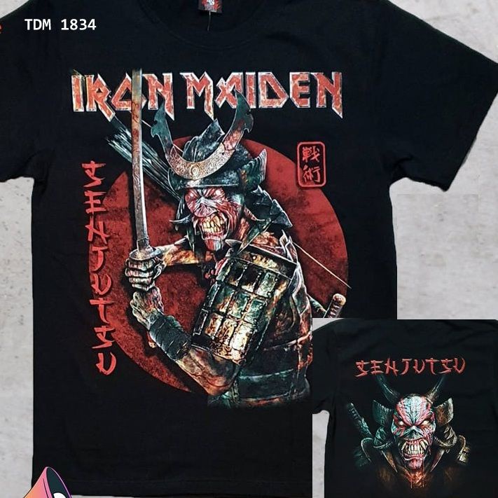 Áo Rock band tee: áo phông Iron Maiden TDM 1834 100% cottong Thái Lan