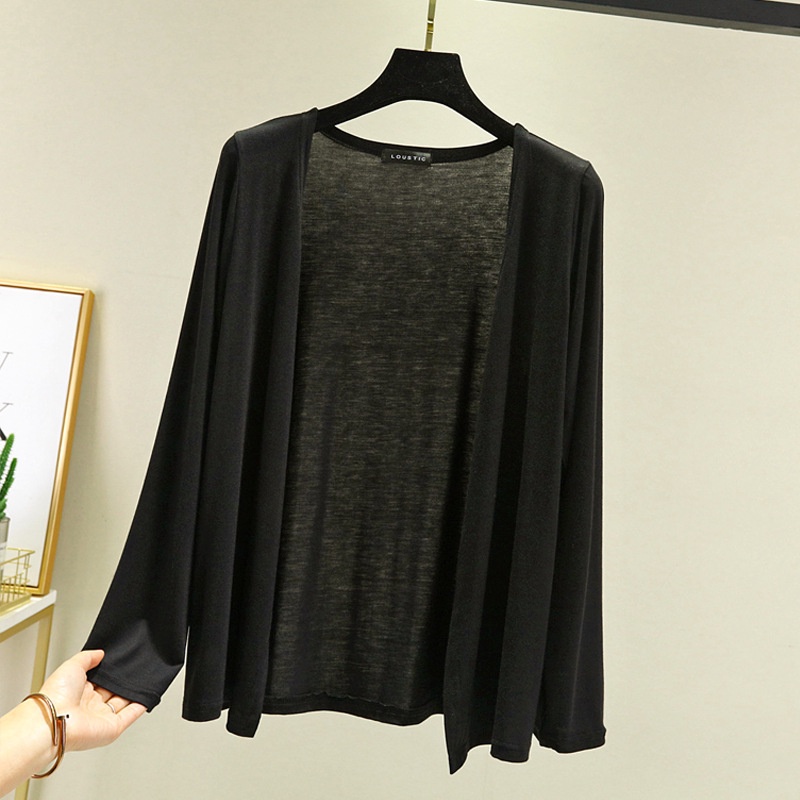 Áo Khoác Cardigan Dáng Dài Phong Cách Hàn Quốc