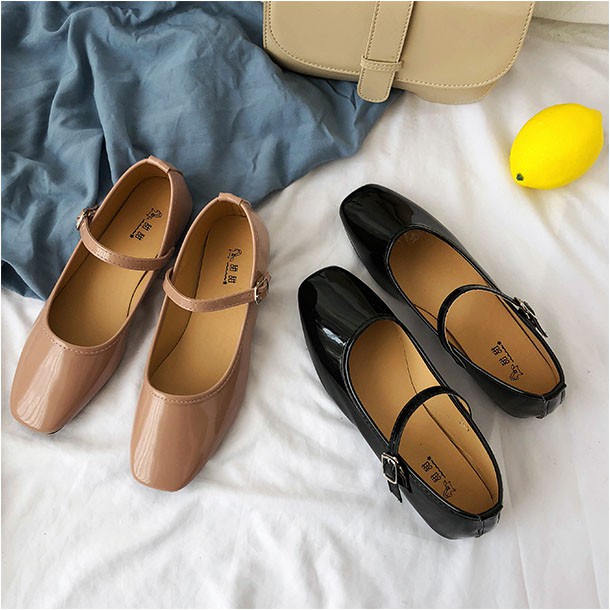 [ORDER]Giày búp bê mũi vuông - S001