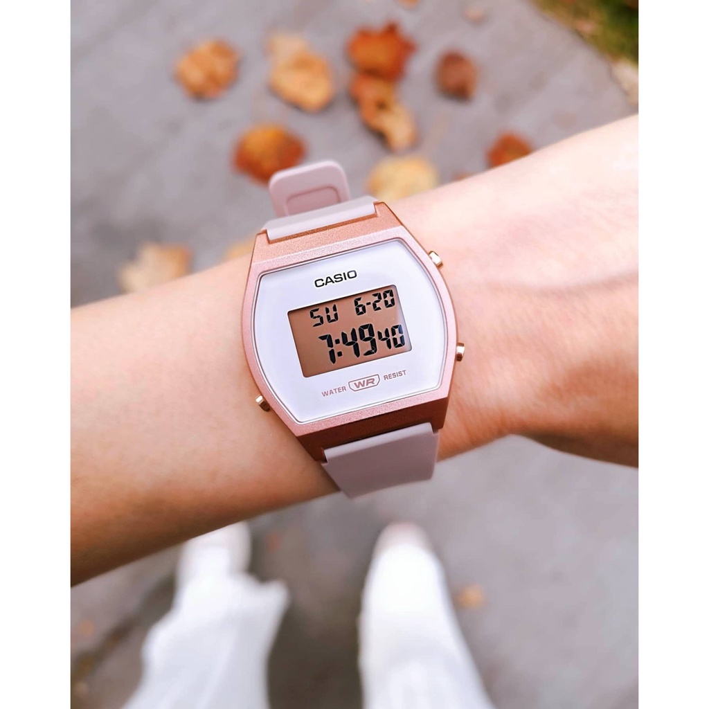 Đồng hồ nữ dây nhựa Casio Anh Khuê LW-204 LW-204-4ADF