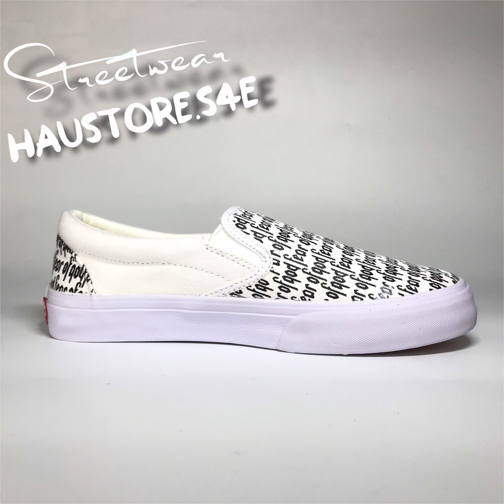 Giày V Slip On Lười FOG full Box,tag tặng Vớ |Ảnh thật,vidieo thật - Freeship|