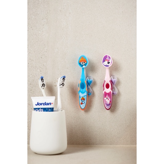 [Mã BMBAU50 giảm 7% đơn 99K] Combo 4 Bàn chải đánh răng Jordan Step 2 (3-5 tuổi), Lông mềm