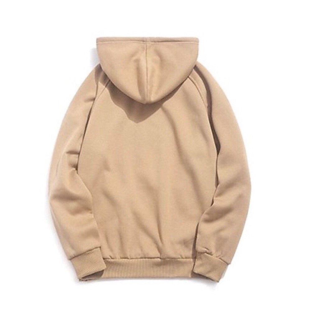 [FREESHIP_50K] Áo hoodie trơn nỉ PE Cacao giữ ấm tốt William - DS39 | WebRaoVat - webraovat.net.vn