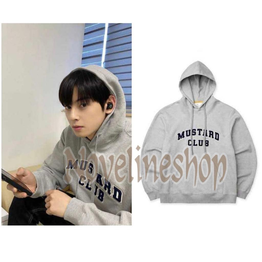 Áo Hoodie Thời Trang Kpop Cha Eunwoo Astro Boyband Mustard Club