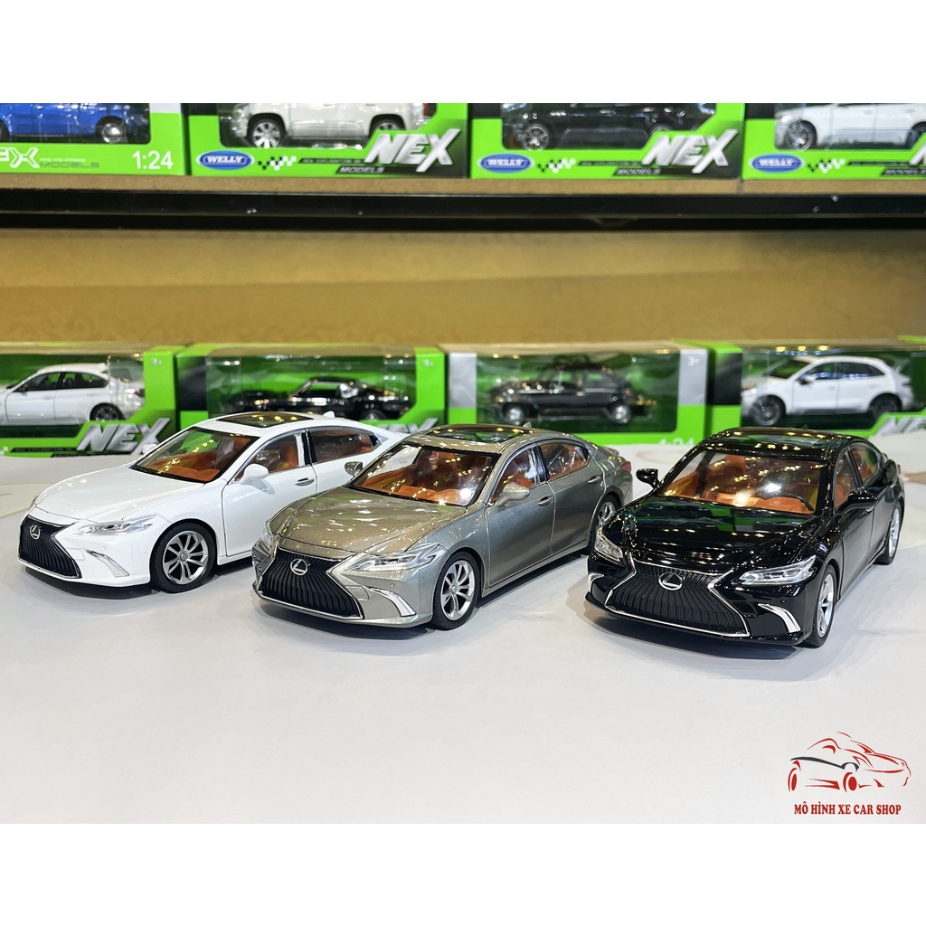 Mô hình xe bằng sắt Lexus ES 300h tỉ lệ 1:24 Carshop hãng JINLIFANG 3 màu