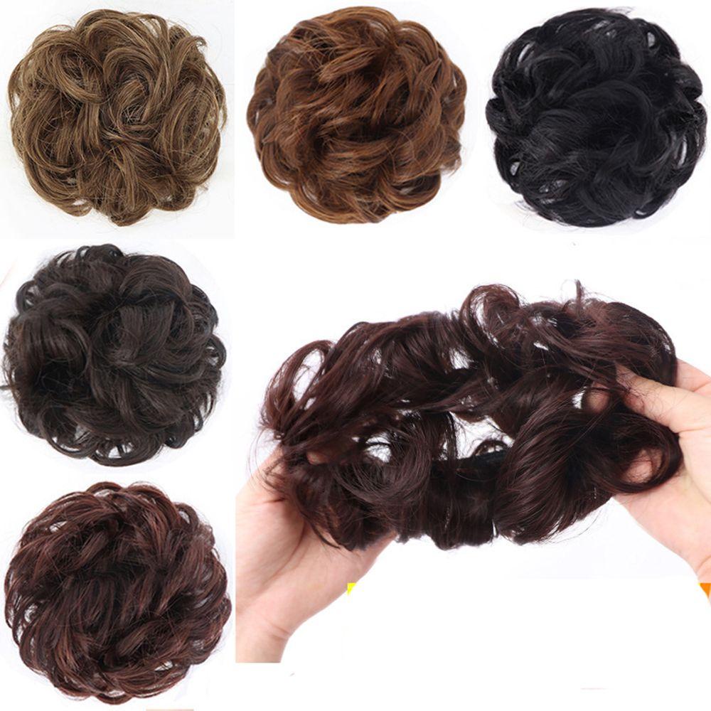NICKOLAS Búi Tóc Giả Hình Tròn Thời Trang Dành Cho Nữ