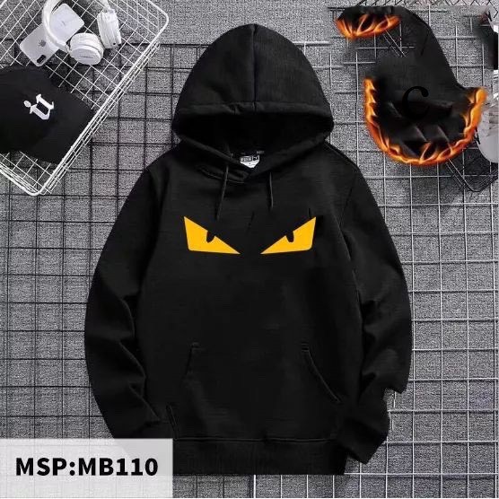 Áo khoác hoodie nam 2020 in con mắt hot trend