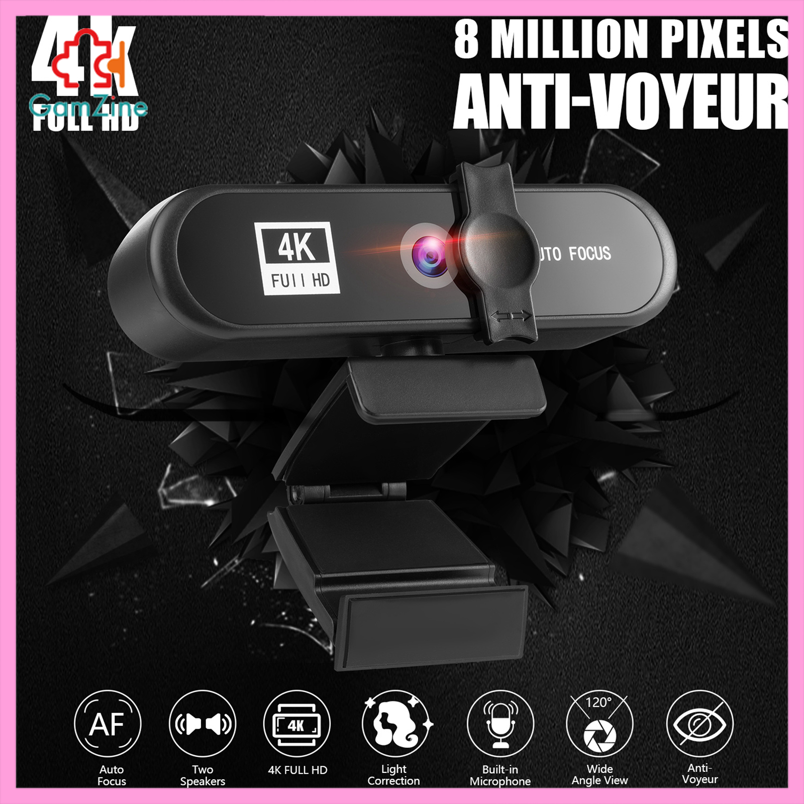 Webcam 1080p / 2k / 4k Full Hd Cho Máy Tính