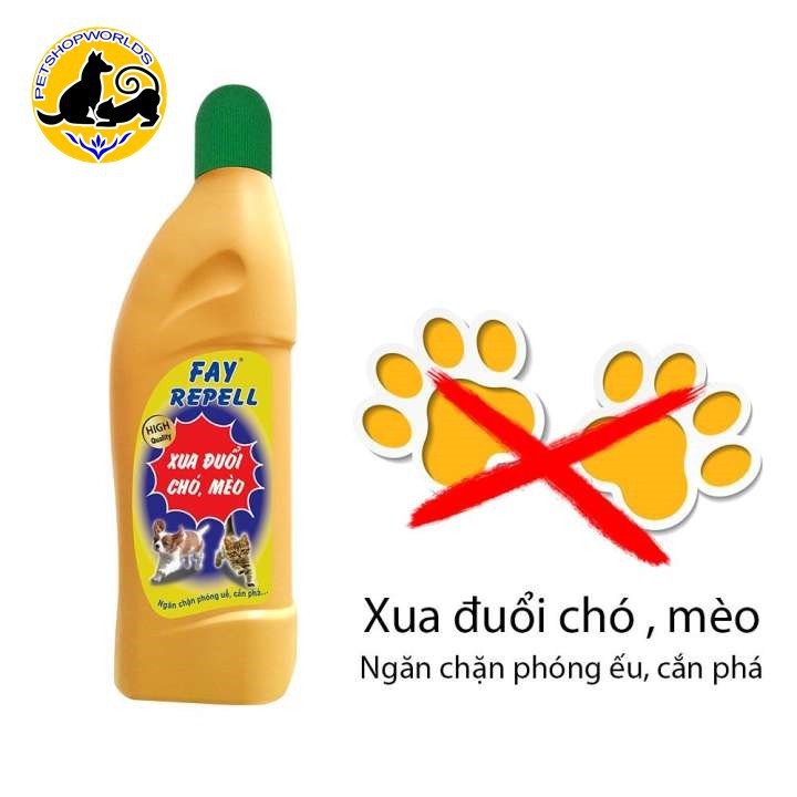 FAY REPELL - DUNG DỊCH XUA ĐUỔI CHÓ - MÈO - CHUỘT - PHÓNG UẾ - CẮN PHÁ