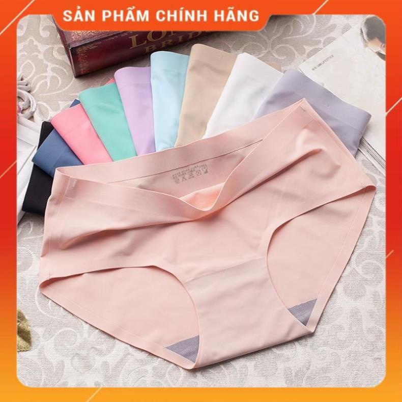 Quần Lót Nữ Đúc Su Thun Lạnh Cao Cấp Không Đường May Mềm Mại Kháng Khuẩn được chọn màu 880