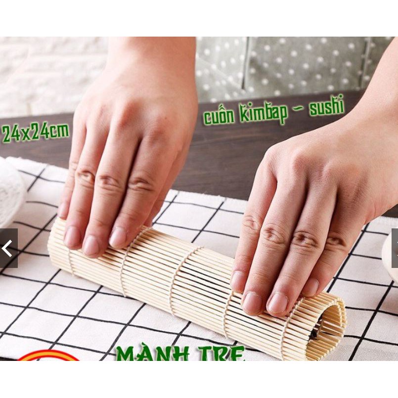 [XẢ KHO] Mành tre cuốn kimbap sushi tiện ích bảo đảm vệ sinh