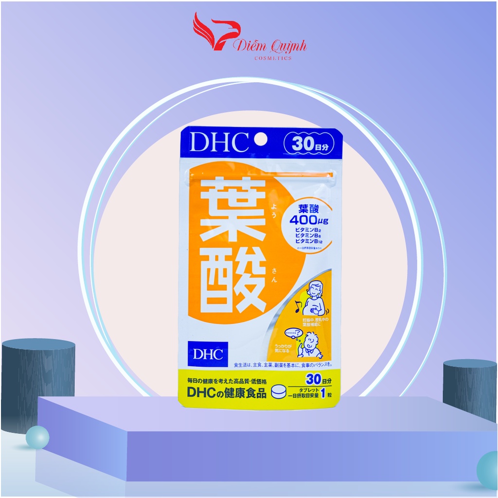 Viên Uống Bổ Sung Dưỡng Chất Cho Bà Bầu DHC Folic Acid 30 Viên
