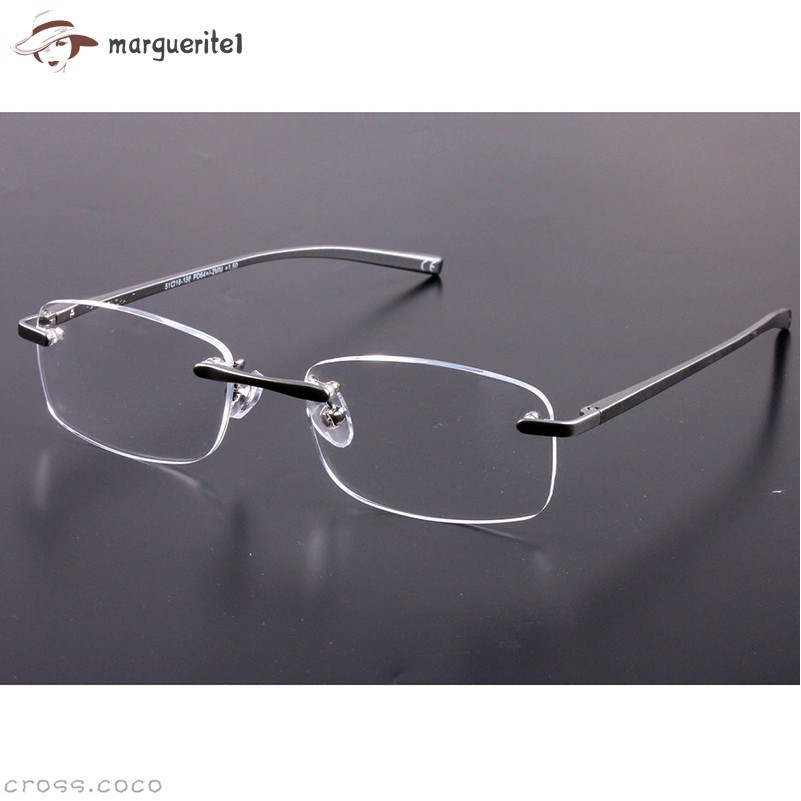 Kính cận không gọng từ 1.25/1.5/2.0 độ thiết kế thời trang cho nam / nữ Reading glasses