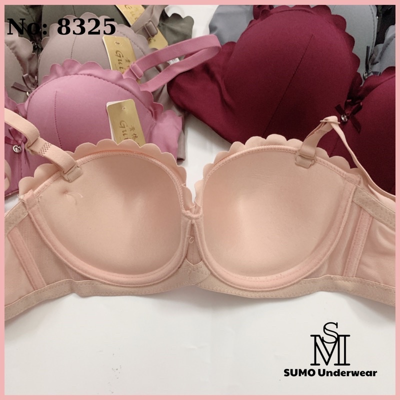 Áo lót nữ quả tròn ngang, mút đệm 1,5cm, có gọng nâng đẩy định hình chống xệ. SUMO -8325