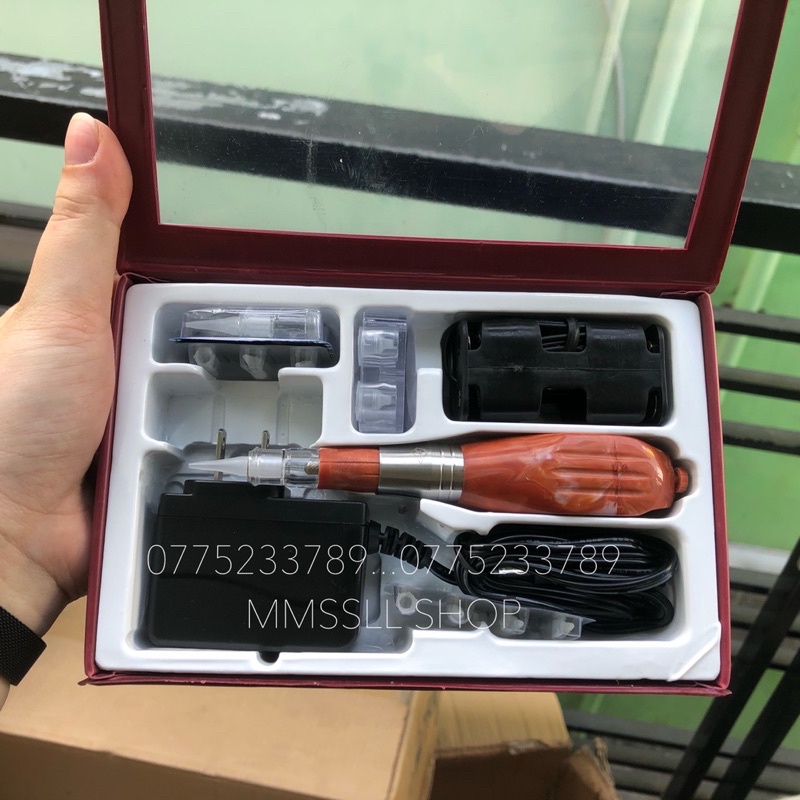 Máy Thần Thánh Không Tích Điện Có Chỉnh Kim_ Dụng Cụ Phun Xăm