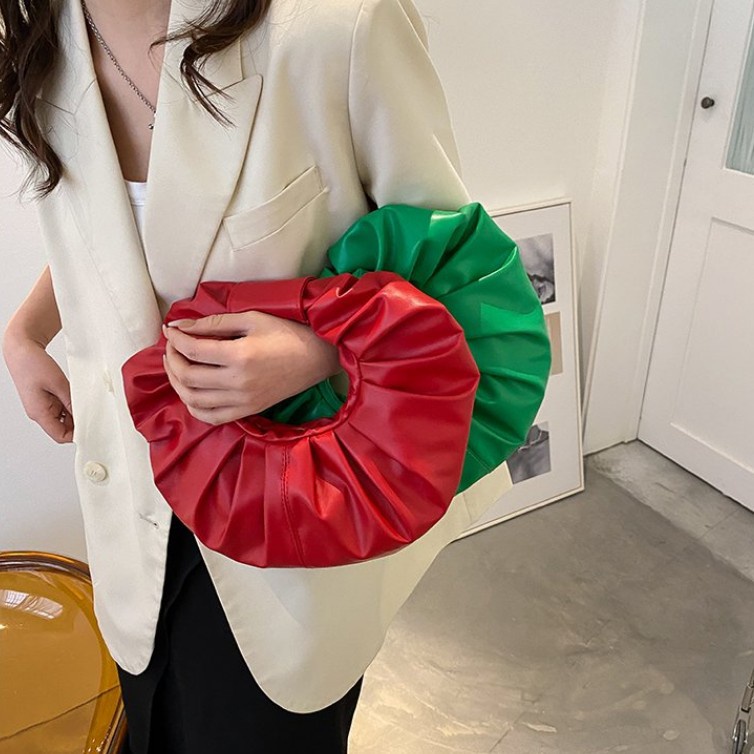 Túi Xách Da Mềm Hình Tròn Thời Trang Xuân Hè Cho Nữ 2022