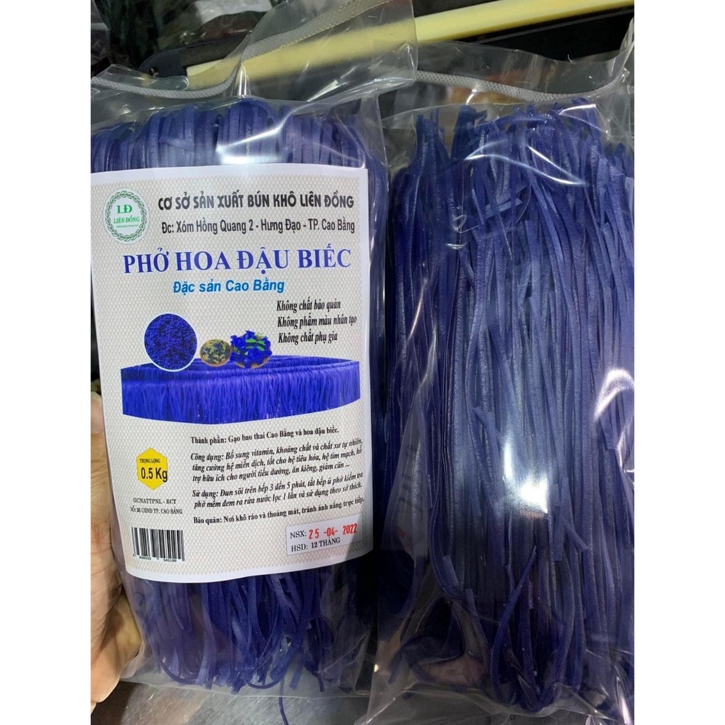 Phở ngũ sắc làm từ gạo lứt và rau củ quả cho món ăn tròn vị gói 500g