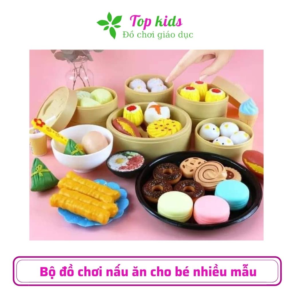 Đồ chơi nhà bếp mô phỏng đồ dùng nhà bếp nấu ăn cho trẻ em 2 đến 6 tuổi TOPKIDS