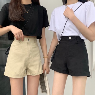 Quần Short Lưng Cao Form Rộng Kiểu Dáng Hợp Thời Trang