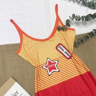 Đầm thun ôm body hai dây