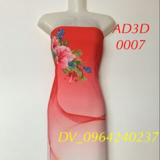 Vải áo dài in 3D sale đồng giá 180k