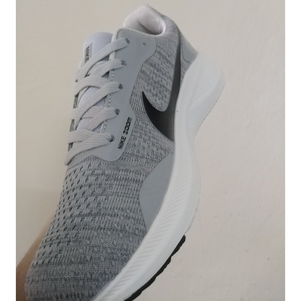 Giày thể thao nam Nike Zoom màu xám cao cấp ❤️ Giày chạy bộ tập gym nam siêu nhẹ màu xám Full Box