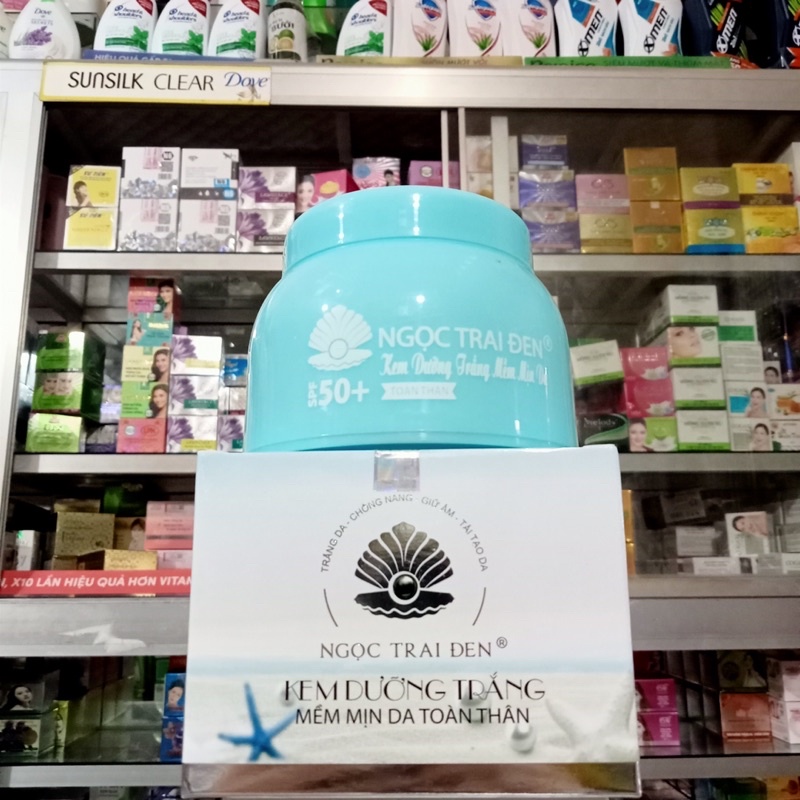 Kem Body Trắng Da Toàn Thân Ngọc Trai Đen Thiên Phú Tài 200g Chính Hãng, Trắng Da, Chống Nắng, Dưỡng Ẩm