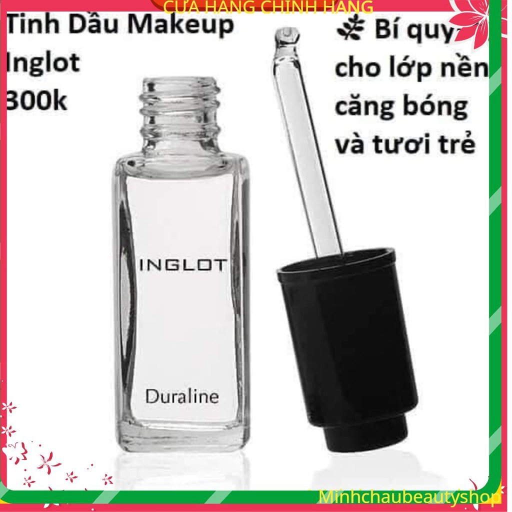 {CHuẩn auth -tinh chất } Tinh Dầu Inglot Chuyên dùng cho pha mascara và mĩ phẩm bị khô