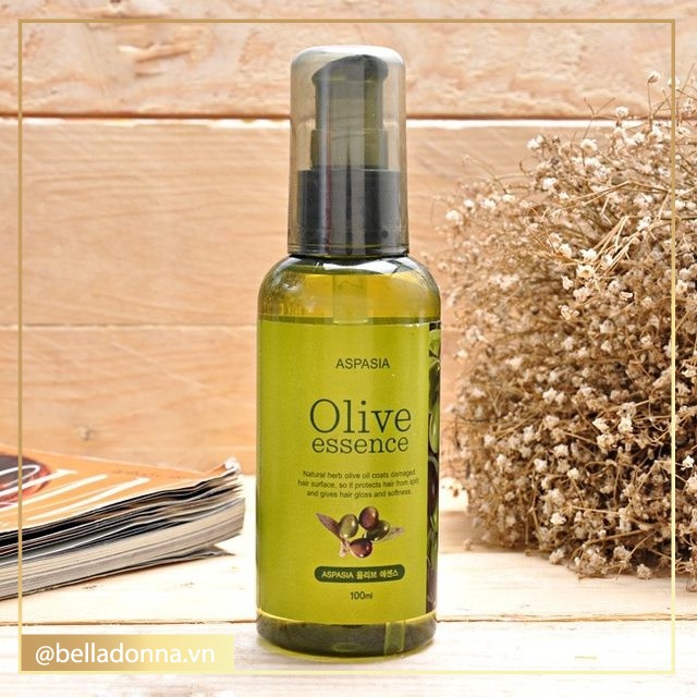 Tinh Chất Phục Hồi Tóc Hư Tổn Từ Olive Aspasia Oilve Essence 100ml