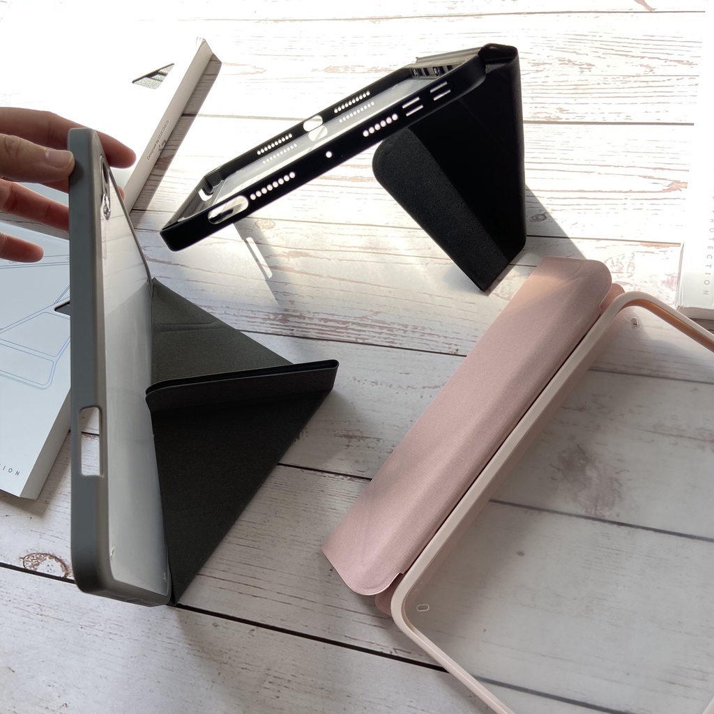 Bao da DUX DUCIS iPad Mini 6    - Mặt lưng trong, Có Khay Bút - Hồng
