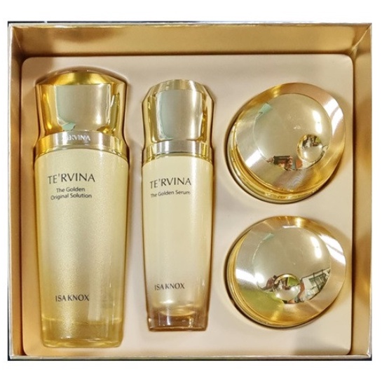 BỘ DƯỠNG DA 4 MÓN LG ISA KNOX TE'RVINA THE GOLDEN SPECIAL SET