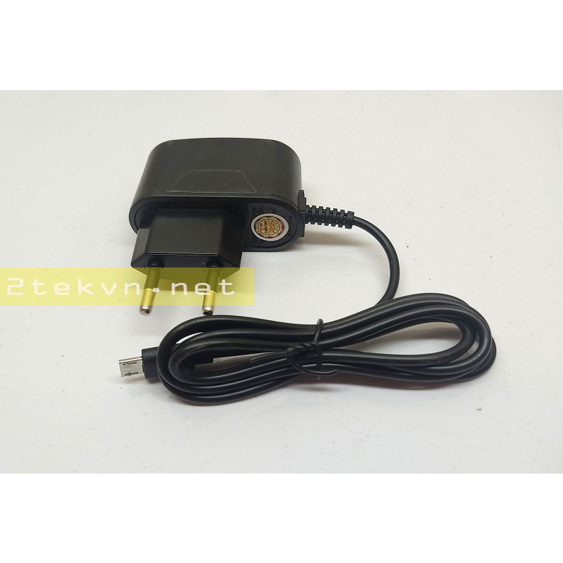 Sạc chuôi dẹp đầu vào Micro USB, tương thích với nhiều dòng Smartphone