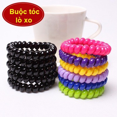 Buộc tóc lò xo [Đơn 50k tặng kẹp tóc Hàn Quốc cực xinh]