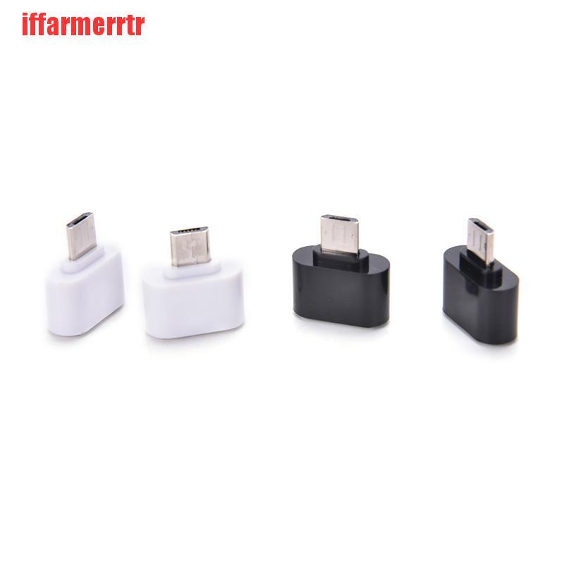 Set 2 Đầu Chuyển Đổi Từ Micro Usb Sang Usb 2.0 Otg Cho Điện Thoại Android / Máy Tính Bảng