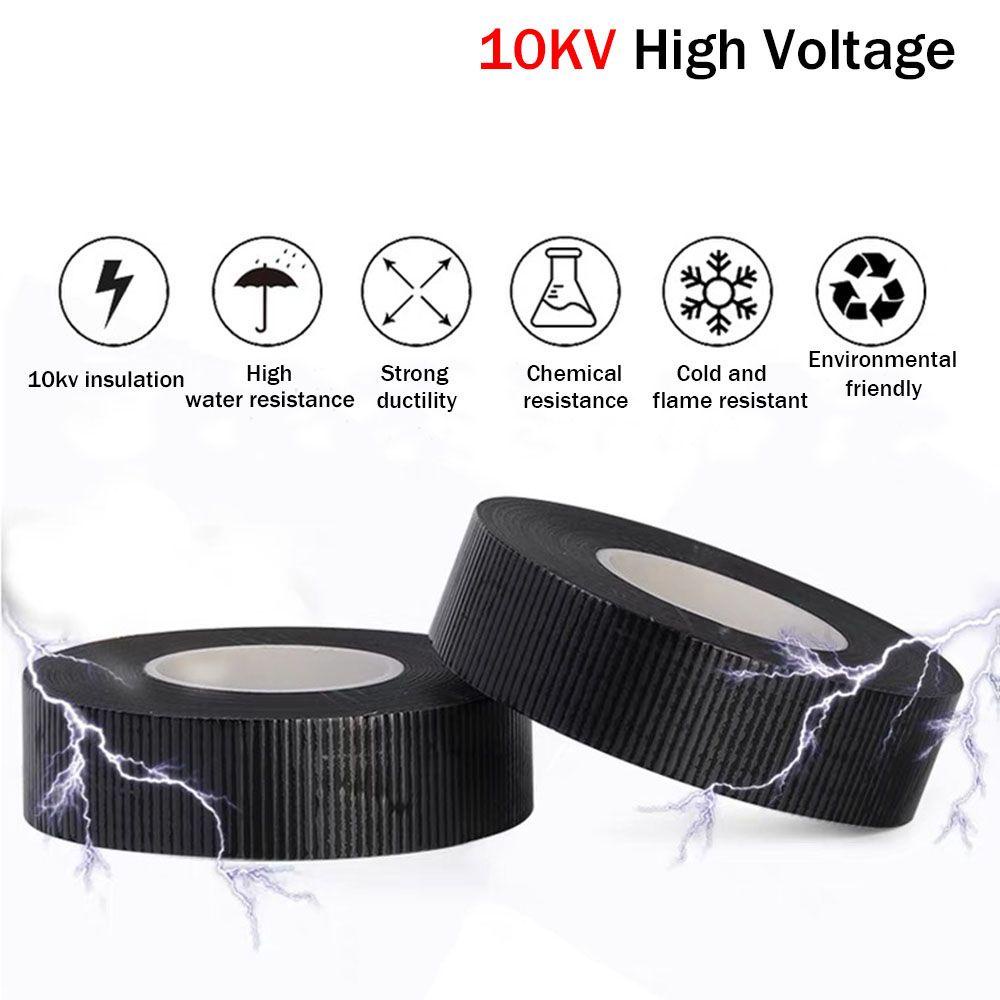 Băng Keo Tự Dính Cách Điện Cố Định Dây Cáp Chống Thấm Nước Siêu Bền Tiện Dụng