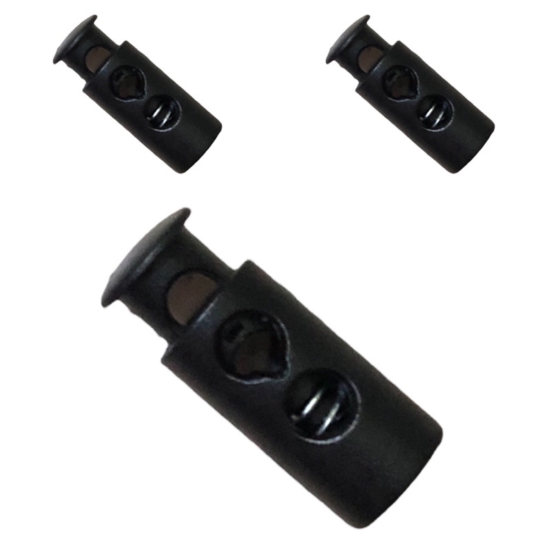 5 cái - Nút chặn 2 lỗ áo khoác, balo, túi rút &amp; cố định đầu dây