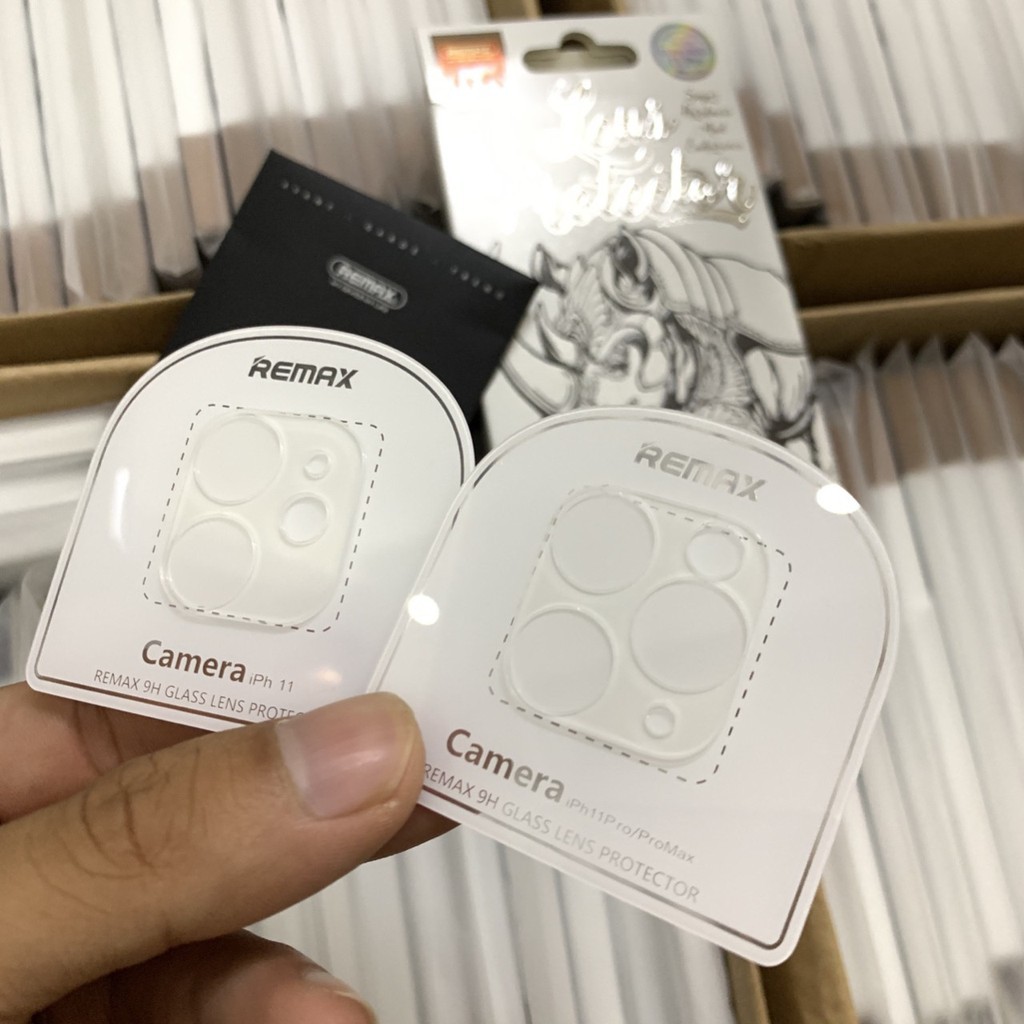 Cường Lực Camera iPhone 11pro Max, 12,12 pro, 12 Pro Max Remax Bảo Vệ Toàn Bộ Cụm Camera