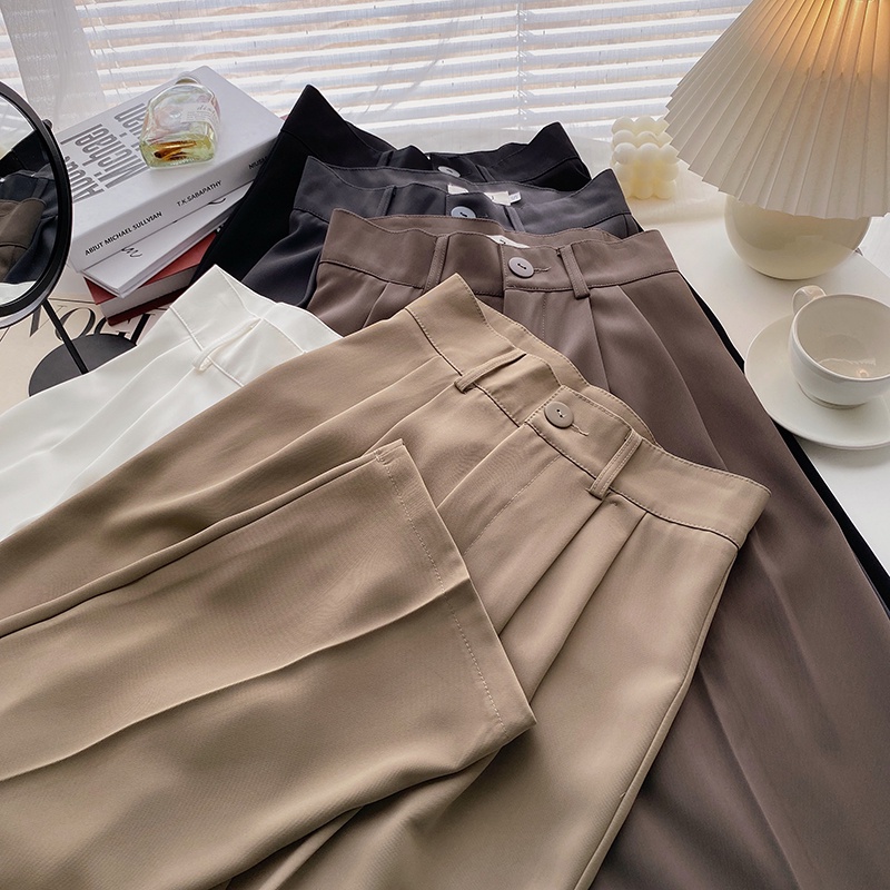 Quần vải suông trơn ulzzang A212