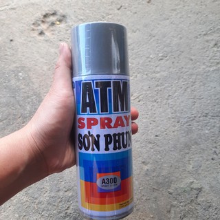 Sơn xịt atm a300 màu bạc