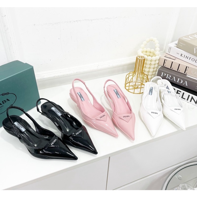 Giày pra.da hồng, đen , trắng đế chống trơn
