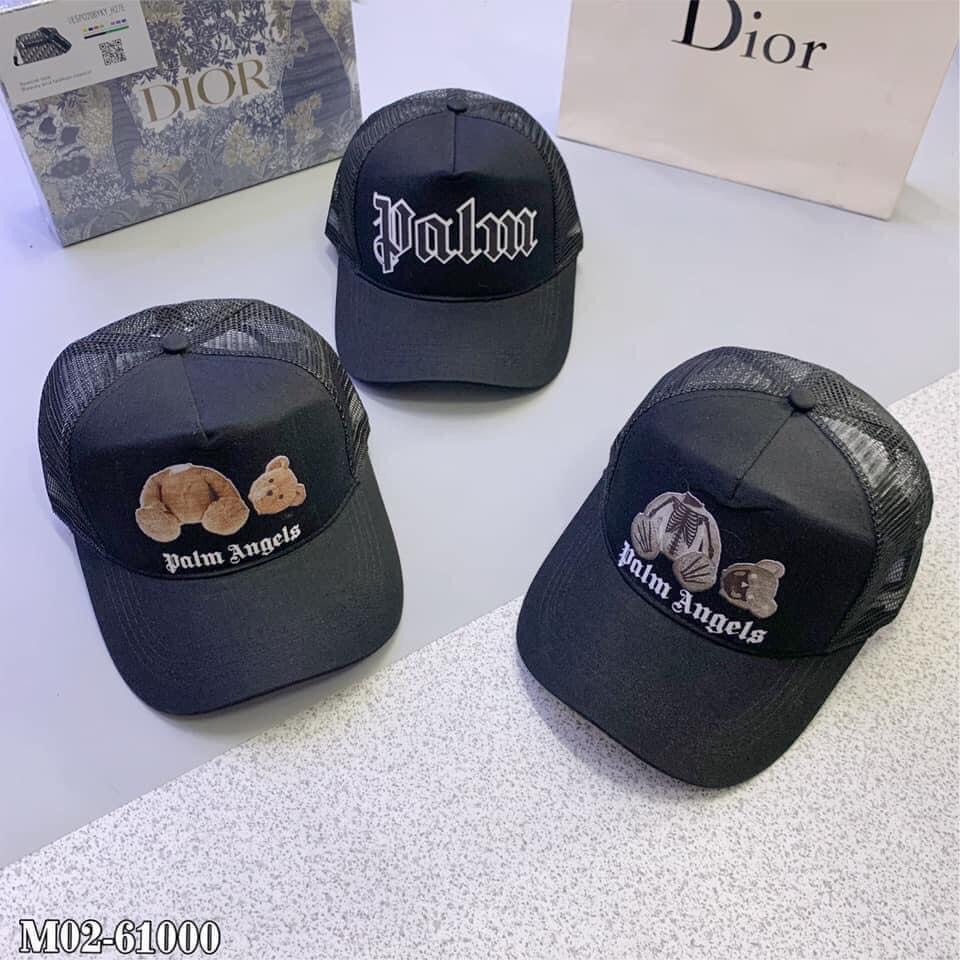 Mũ Lưỡi Trai Nam Hình Gấu Chữ Palm Angels Phối Gáy Lưới - Mũ Đôi Nam Nữ Rẻ Đẹp - Mr. ĐAN Boutique