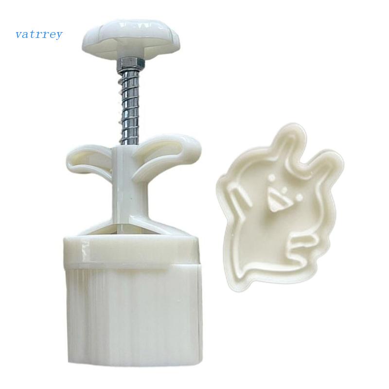 Khuôn Nhựa Nhấn Làm Bánh Trung Thu Hình Thỏ Dễ Thương 25g DIY