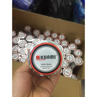 Giấy in nhiệt khami K80 đường kính 45mm