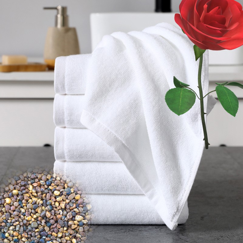 Khăn tắm khách sạn, Spa Mollis BM4R chất liệu 100% cotton, 70x140cm, 397.9Gr