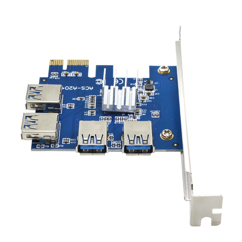 Card Đồ Họa Pci-Express 4 Pci-E Usb 3.0 1 Sang 4 Thẻ