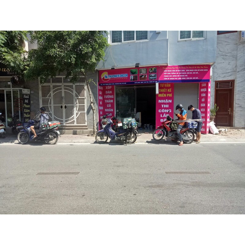 Miếng ván sàn nhựa giả gỗ sẵn keo 2mm - COMBO 1 MÉT VUÔNG 7 Tấm - Tự Dán Sẵn Keo